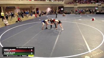 133 Championship Bracket Cons. Round 5 - Ruger Block, Cambridge-Isanti vs Mikey Jelinek, Stillwater