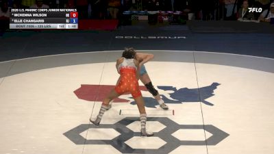 120 lbs 1st Place Match - McKenna Wilson, Oklahoma vs Elle Changaris, New Jersey
