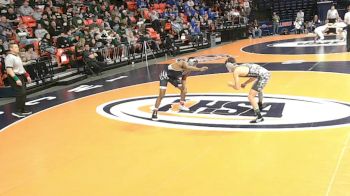 1A 132 lbs Semifinal - Dean Wainwright, Port Byron (Riverdale) vs Jeremiah Lawrence, Chicago (C. Hope Academy)