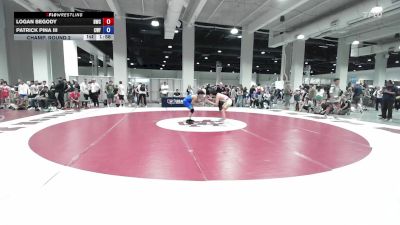 U15 FS - 57 lbs Champ. Round 2 - Logan Begody, Bear Wrestling Club vs Patrick Pina III, Cyclones Wrestling & Fitness