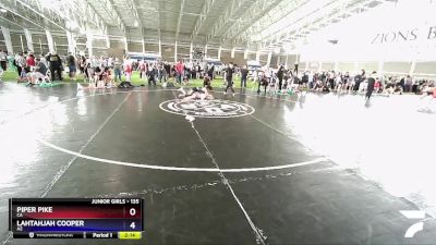 125 lbs Semifinal - Ava Ebrahimi, CA vs Shayna Ward, CA