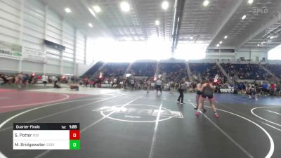 155 lbs Quarterfinal - Shaylin Potter, 209 Wrestling vs Madelynn Bridgewater, Cobra Kai