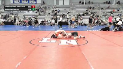 126 lbs Rr Rnd 1 - Christopher Hingston, Wrecking Crew - HSB vs Andrew Kimball, AK Wrestling Foundation - HSB
