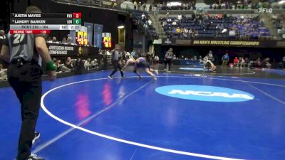 184 lbs Cons. Round 2 - Justin Mayes, NYU vs Landry Barker, Loras
