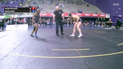 160 lbs Placement (4 Team) - Paige Willman, Adrian College vs Paris Ford, Albion