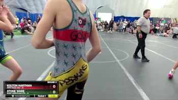 84 lbs Round 2 (8 Team) - Gunner Perkins, Ohio Gold 24k vs Bentley Marks, Noke Wrestling RTC