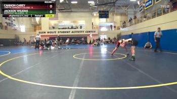 165 lbs Round 1 (6 Team) - Cannon Carey, Labette Community College vs Jackson Wilkins, Northeast Oklahoma