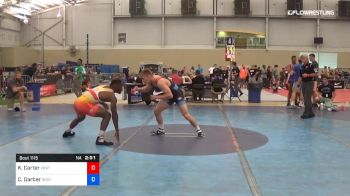 70 kg Consi Of 16 #2 - Kenan Carter, Virginia Beach Regional Training Center vs Caden Darber, SERTC-VT