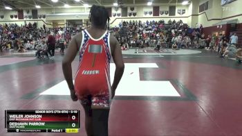 S-10 lbs Round 3 - DeShawn Parrow, Unattached vs Weiler Johnson, East Buchanan Mat Club