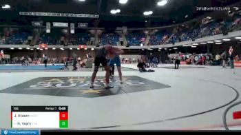 195 lbs Champ. Round 1 - Nolen Yeary, Stanford Olympia vs Jeremija Hixson, Warren