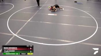 250 lbs Cons. Semi - Tyler Rozier, Minnesota vs Irvin Weinreich, North Branch Wrestling