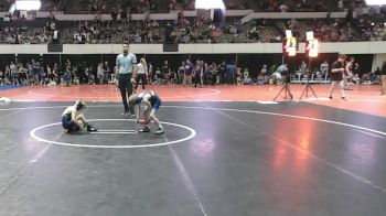 K-2 60 Round 1 - Chase Broughton, Williamsburg Wrestling Club vs Blake Harris, Mathews Youth Wrestling Club