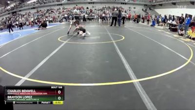 60 lbs Cons. Semi - Charles Benwell, Wentzville Wrestling Federation-AAA vs Braydon Lopez, Proving Grounds Wrestling-A 
