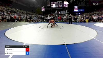 152 lbs Cons 64 #1 - Jared Walker, Georgia vs Jacob Bruner, Wisconsin