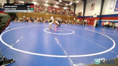 80 lbs Rr Rnd 2 - Jolynn Arnold, Sperry Wrestling Club vs Breea Florez, HURRICANE WRESTLING ACADEMY