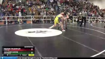 152 lbs Quarterfinal - GIOVANNI LUCCHI, Kelly Walsh vs Pehton Truempler, Shoshoni