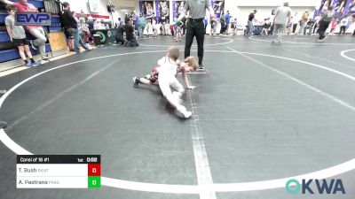 46 lbs Consi Of 16 #1 - Trace Bush, Skiatook Youth Wrestling vs Arturo Pastrana, Prague