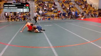 157 lbs Champ. Round 1 - Larry Norrington, Iowa Lakes Community College vs Owen Friedrich, UNATTACHED