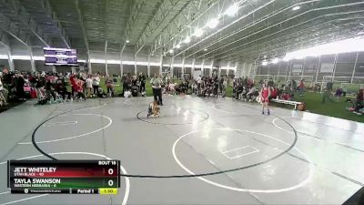 92 lbs Quarters & Wb (16 Team) - Tayla Swanson, Western Nebraska vs Jett Whiteley, Utah Black