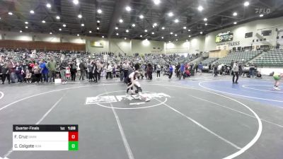 95 lbs Quarterfinal - Felix Cruz, Dark Horse WC vs Cooper Colgate, Run To Danger