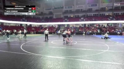 285 lbs Champ. Round 2 - Cristian Cervantes, Capital vs Jack Conrad, Mountain View