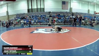 86 lbs Champ. Round 2 - Oliver Maidment, Midwest Regional Training Center vs Henry Metzler, X-Factor Elite Wrestling