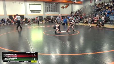 72 lbs Cons. Round 1 - Jack Crosser, Hammerin Hawks vs Gavynn Raue, CPU Storm Wrestling