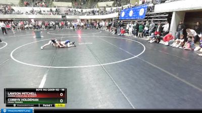 98 lbs Cons. Round 3 - Corbyn Holdeman, Crass Trained vs Lawson Mitchell, Askren Wrestling Academy