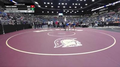 140 lbs Quarterfinal - Bella Green, Wichita-Kapaun Mt.Carmel Hs vs Olivia Randle, Andover Hs