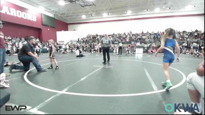 52 lbs Rr Rnd 1 - Tinley Jones, Kingfisher YellowJackets vs Makinleigh Mock, Blackwell Wrestling Club
