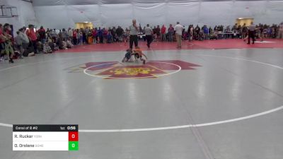 52 lbs Consi Of 8 #2 - Reid Rucker, York Springs vs Oliver Orslene, Somerset