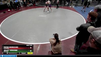 152 lbs Cons. Round 5 - Peter Desroches, Riverside vs Brady Vergobbi, Kellogg