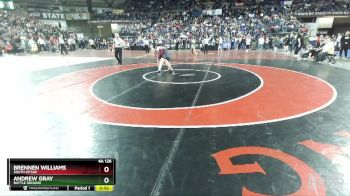4A 126 lbs Cons. Semi - Andrew Gray, Battle Ground vs Brennen Williams, South Kitsap