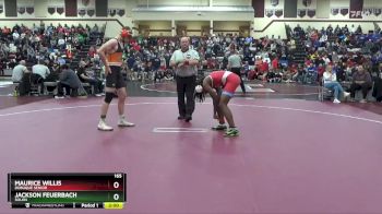 165 lbs Round 2 - Jackson Feuerbach, Solon vs Maurice Willis, Dubuque Senior