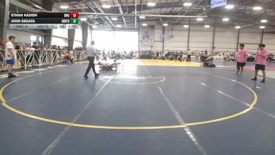 126 lbs Rr Rnd 3 - Ethan Kadish, Doughboy Gold - HSB vs John Segata, GT Zilla - HSB