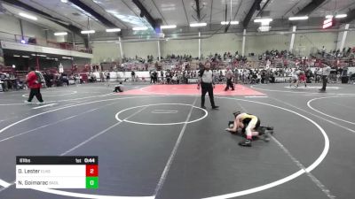 61 lbs Consi Of 8 #2 - Dawson Lester, Elks Wrestling Club vs Noah Goimarac, Badlands WC