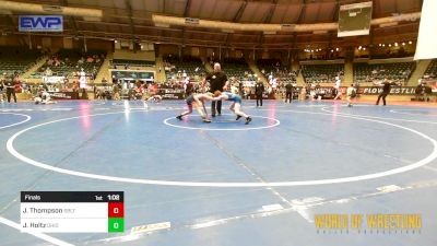 77 lbs Final - Johnathan Thompson, Sebolt Wrestling Academy vs Jaxon Holtz, Ohio