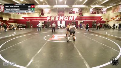110 lbs Cons. Round 2 - Madhuri Zaveri, Granada vs Lily Bradshaw, Half Moon Bay