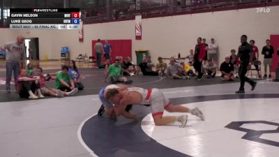 92 Final kg Champ. Round 3 - Gavin Nelson, Minnesota - RTC vs Luke Geog, Ohio RTC/ Titan Mercury Wrestling Club (TMWC)