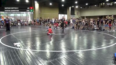 55 lbs Round 1 (6 Team) - Nathan Sefton II, Alabama Elite Blue vs Austin Ledbetter, Funky Crayons