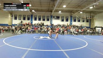 157 lbs Quarterfinal - Cody Coonrod, Northbridge vs Adrian Guzman, Ashland