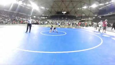 53 lbs Cons. Round 2 - Koda Demmert, Gig Harbor Grizzlies Wrestling Club vs Micah Nelson, Team Aggression Wrestling Club