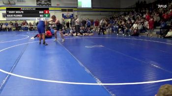 285 lbs Cons. Round 2 - Rudy Wolfe, Washington vs Julio Flores, West Liberty