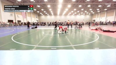 120 lbs Consi Of 32 #2 - Benjamin Proper, VA vs Tristin Cruz, PA