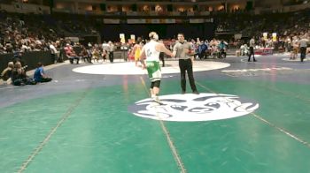 4A 215 lbs Champ. Round 1 - Mishen Jaramillo, Moriarty vs Saul Hernandez, Taos