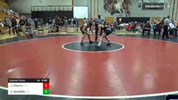160 lbs Quarterfinal - Jacob Cherry, Gettysburg vs Joe Sprenkle, South Western