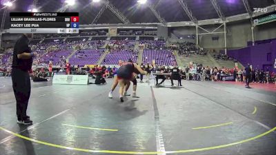 207 lbs Quarters & 1st Wb (16 Team) - Lillian Gradillas-flores, Southern Oregon University vs Kacey Lee Pua, University Of Providence