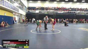 149 lbs Champ. Round 1 - Evan Roy, Victor Valley College vs Manuel Sandoval, East Los Angeles College