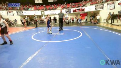 61 lbs Consi Of 4 - Kyson Overholser, Warrior Wrestling Club vs Kale Shatswell, Tiger Trained Wrestling