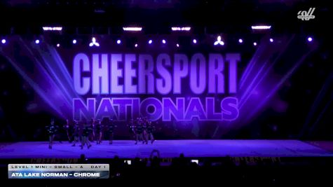 ATA Lake Norman - Chrome [2026 L1 Mini - Small - A Day 1] 2026 CHEERSPORT National All Star Cheerleading Championship